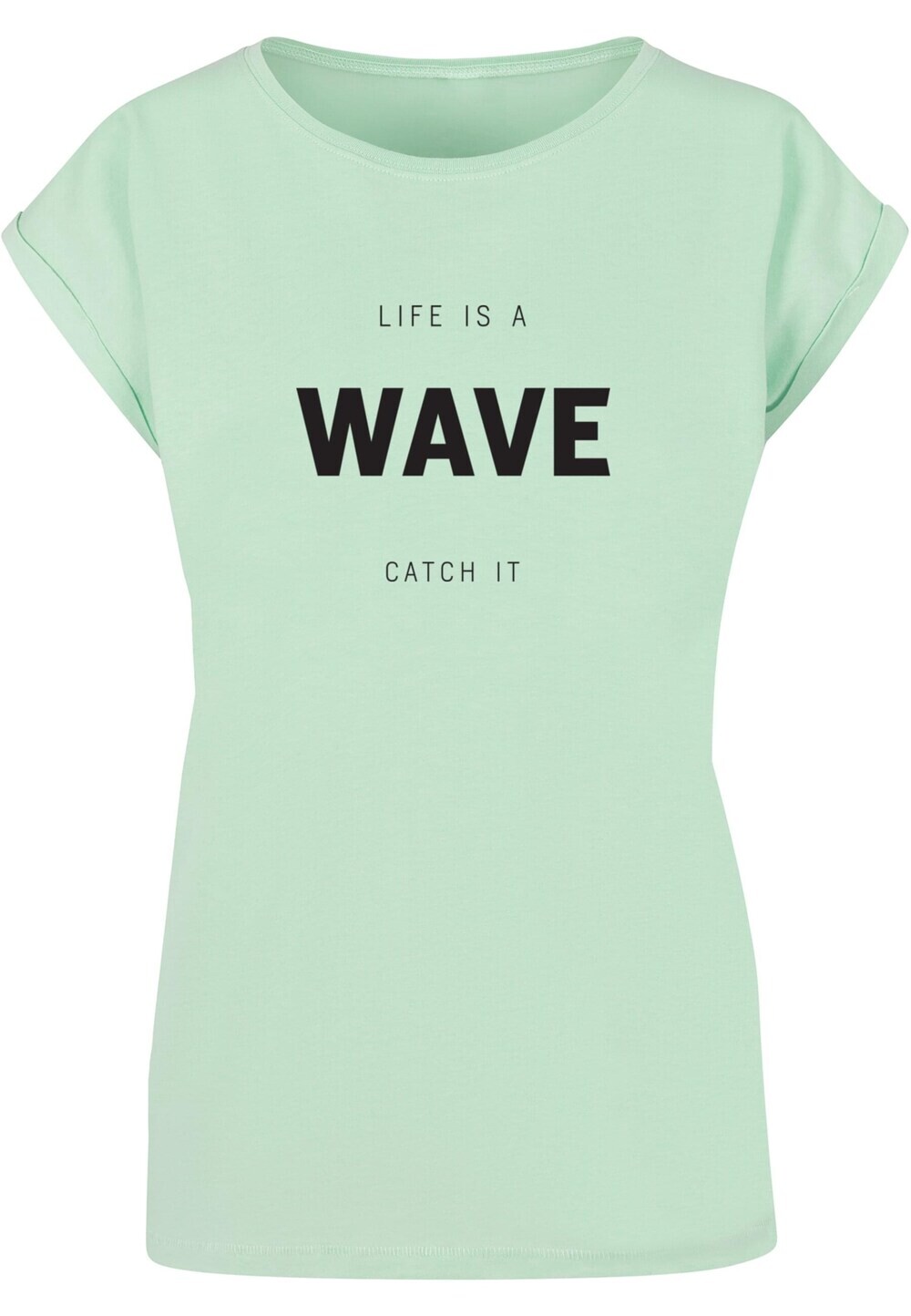 

Рубашка Merchcode Summer - Life is a wave, зеленый