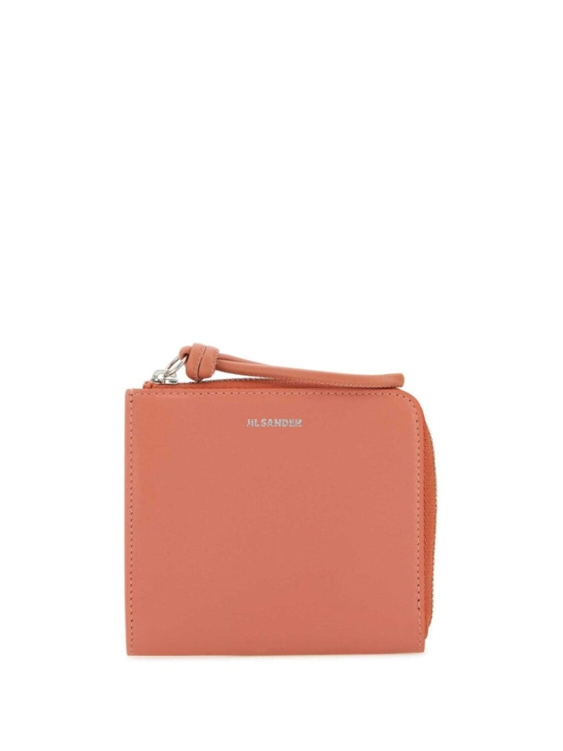 

Кожаный кошелек Jil Sander, оранжевый