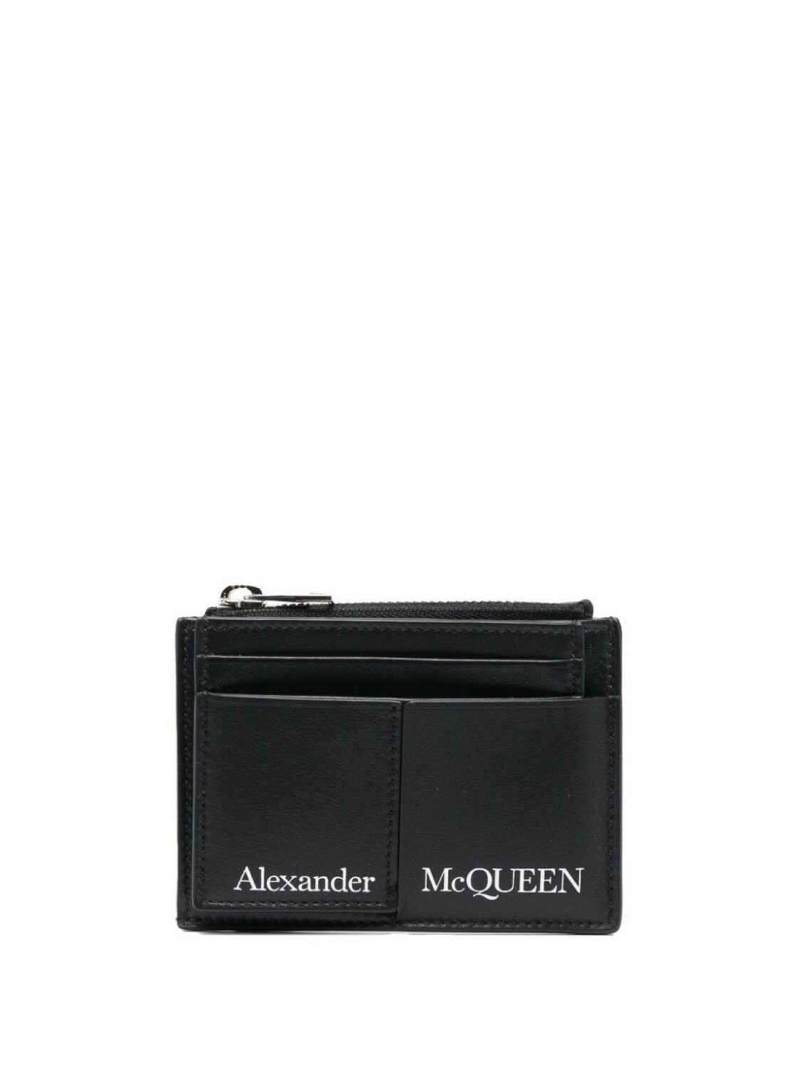 

Alexander McQueen картхолдер с логотипом, черный