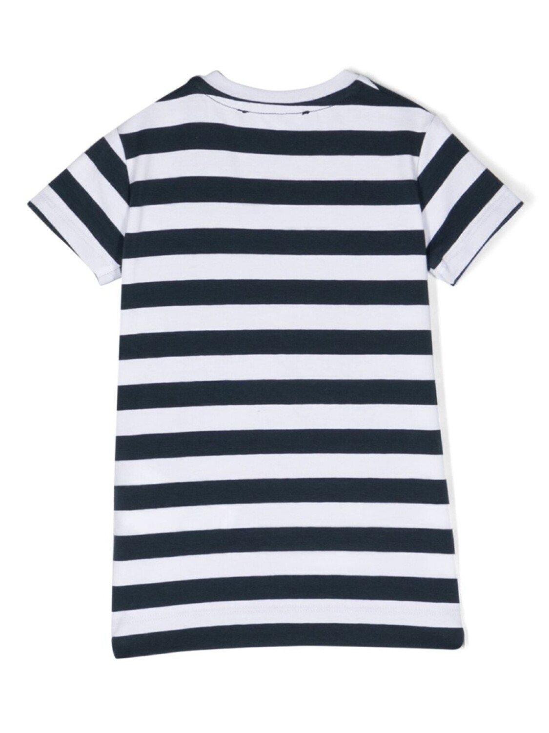 Versace Kids футболка в полоску с логотипом, белый — фото 2