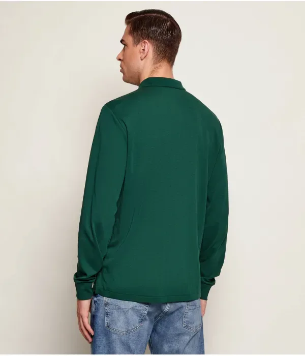 Полюс custom slim fit Polo Ralph Lauren, бутылочно-зеленый — фото 3