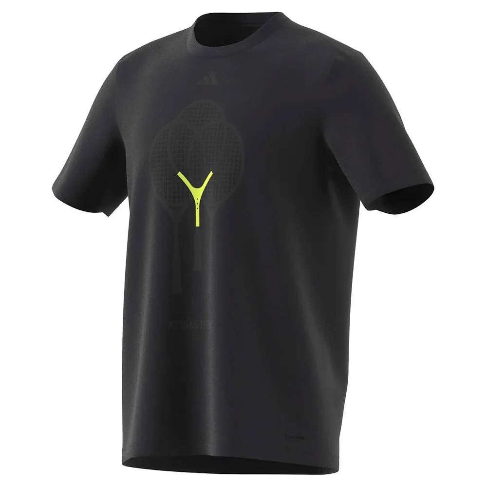 

Футболка adidas Tennis Racket Graphic, черный