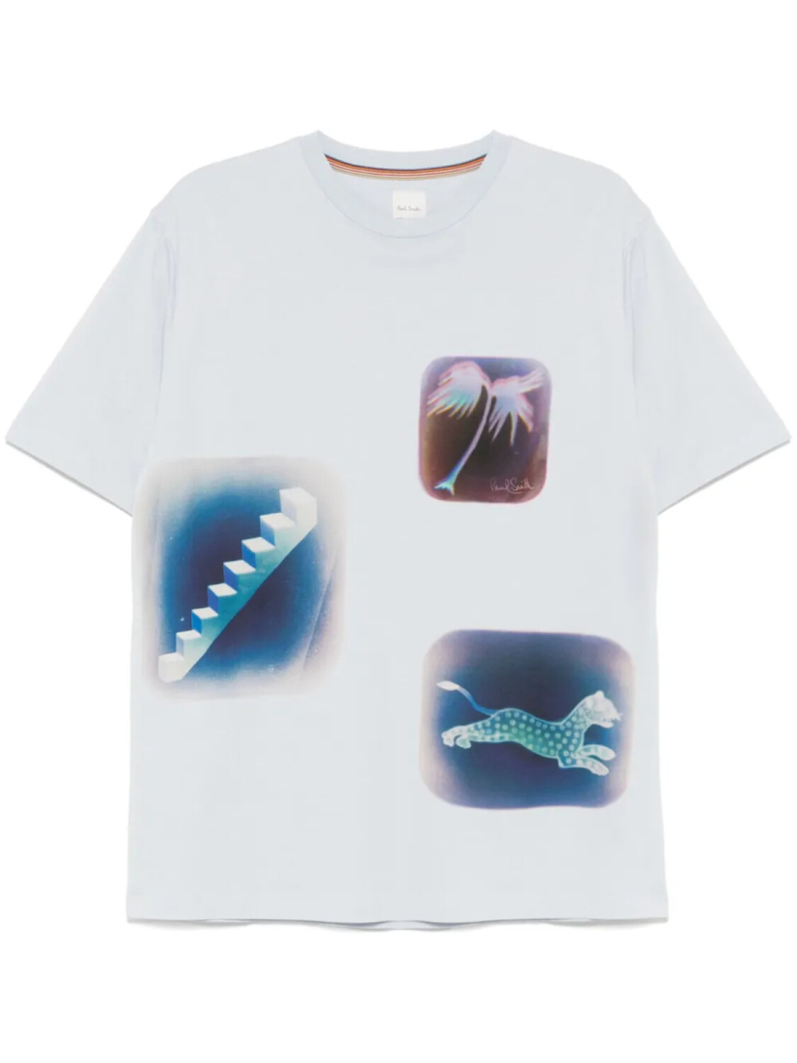 

Paul Smith футболка с принтом Lumiere, синий