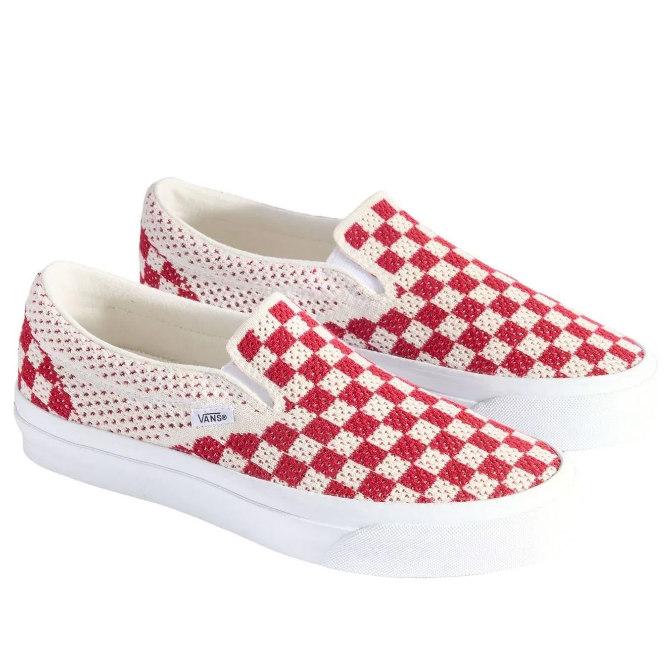 Слипоны Vans Premium Slip-on EK 'Red Checkerboard' — фото 2