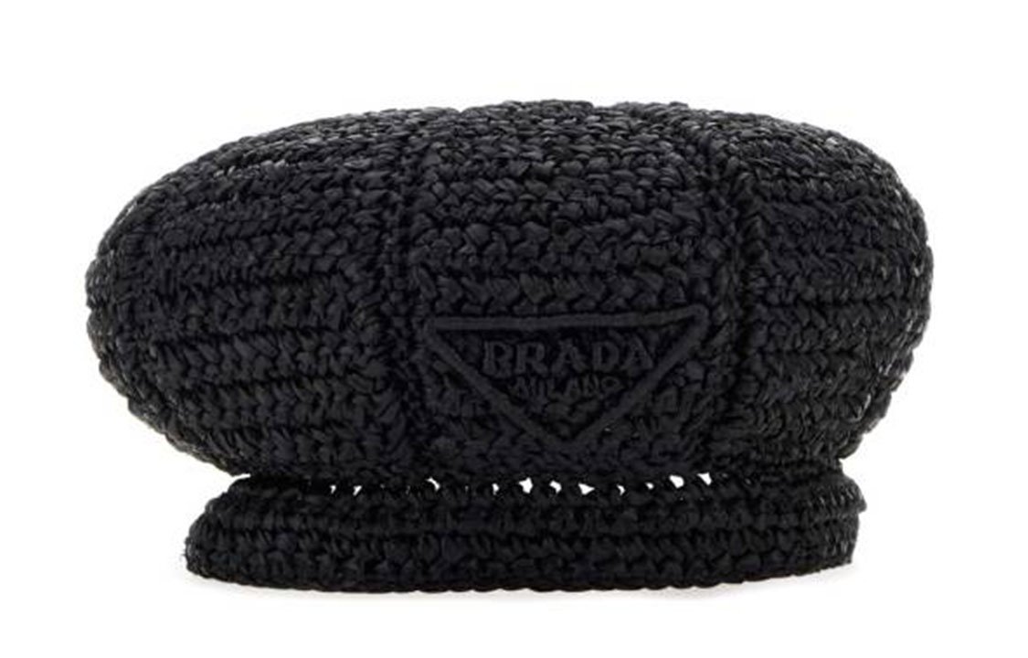 

Плетёный берет PRADA