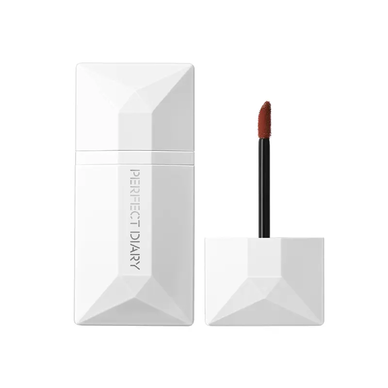 

PERFECT DIARY Розовая портативная жидкая помада Business Card Boba Lip Frost блеск для губ