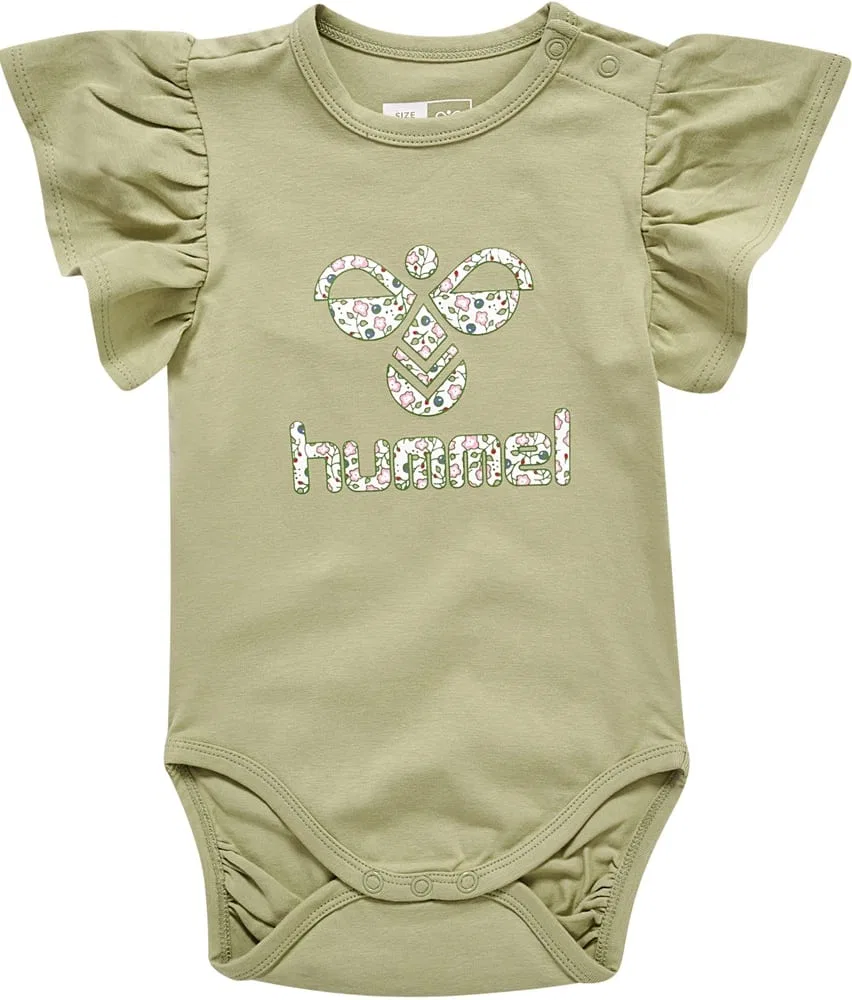 Боди с коротким рукавом, Hummel, зеленый