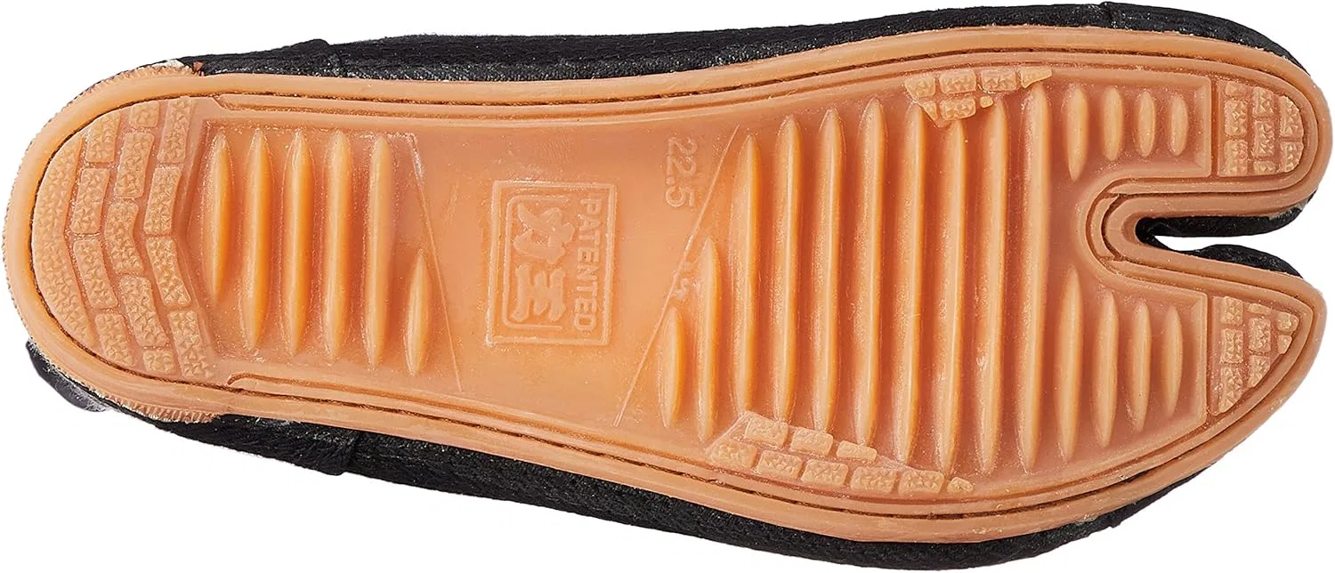 Кроссовки Rikio Ninja Tabi Low Top Comfort-Cushioned! Черные Jikatabi — фото 4