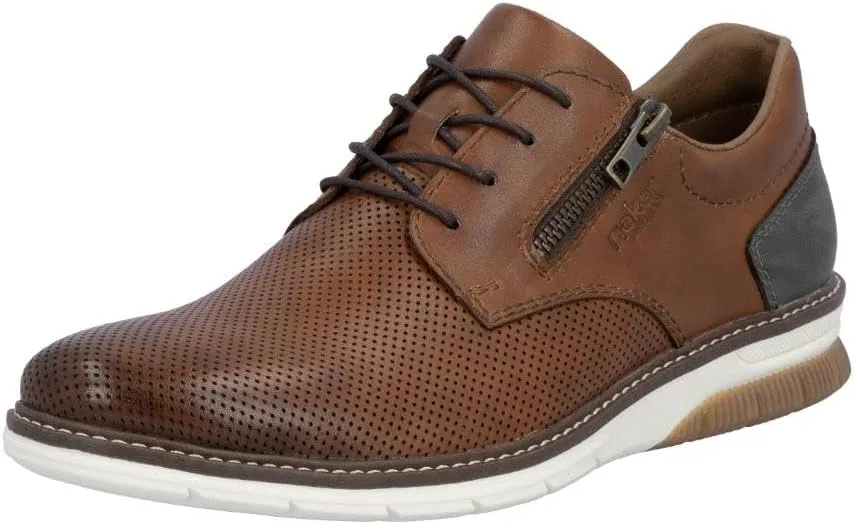 Мужские туфли Rieker 14412 на шнуровке, Brown