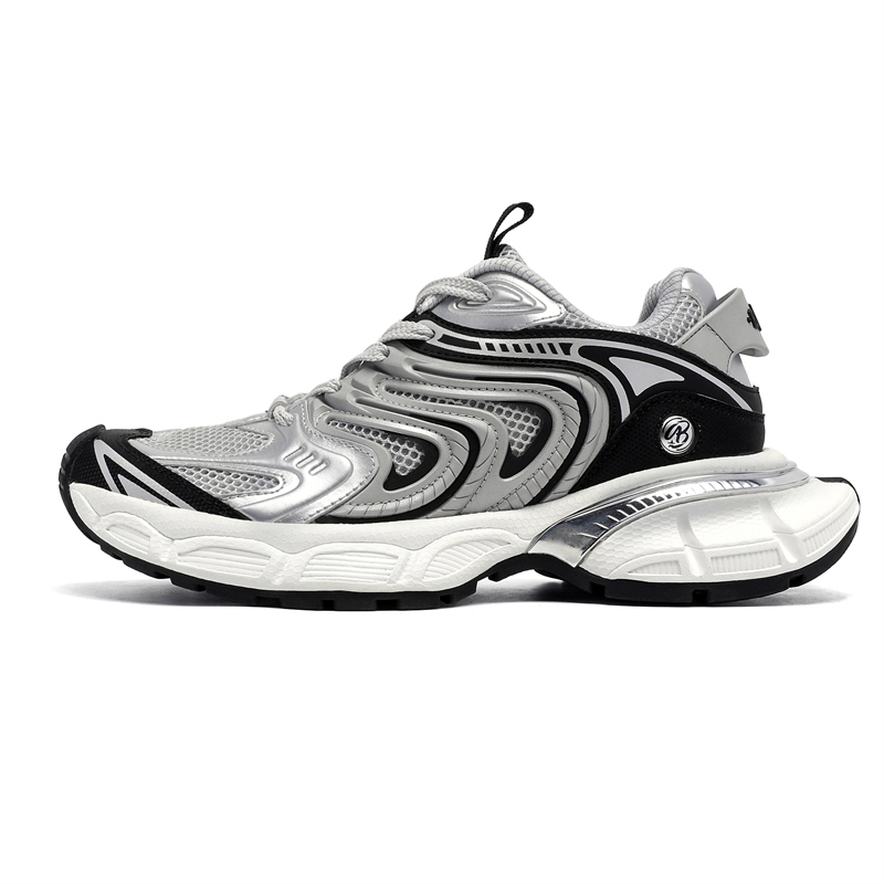 

B.Duck Скайлайн серия амортизирующие дышащие легкие низкие массивные кроссовки унисекс серебристые, цвет Silver