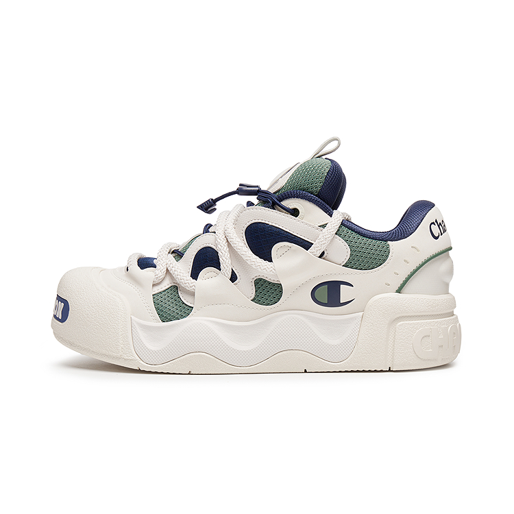 

Champion Кроссовки для скейтбординга AutoSkate EC Balance Low Top, мужские, молочно-белые/зеленые