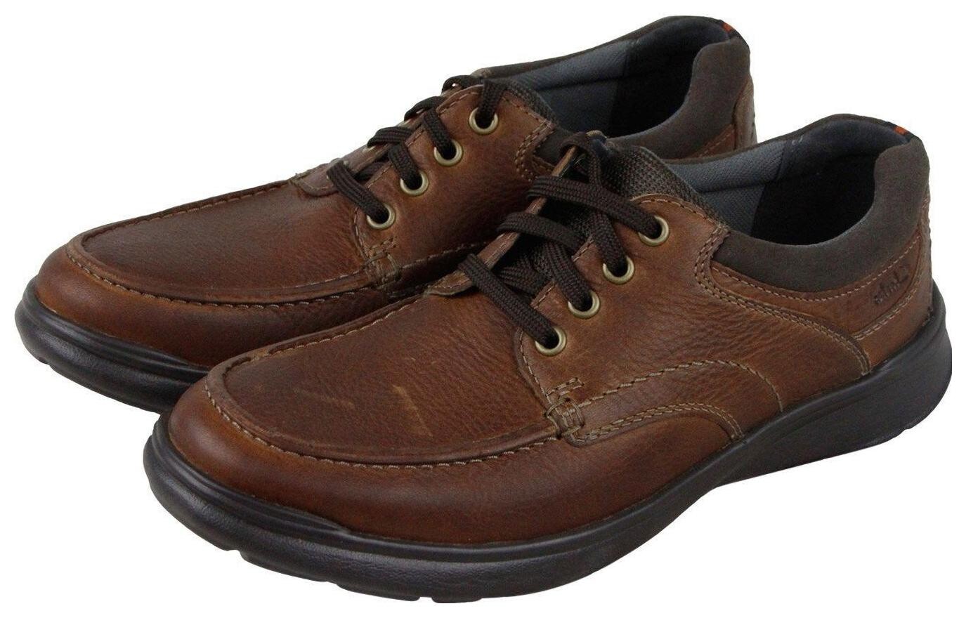 Мужские повседневные мужские низкие коричневые Clarks — фото 3