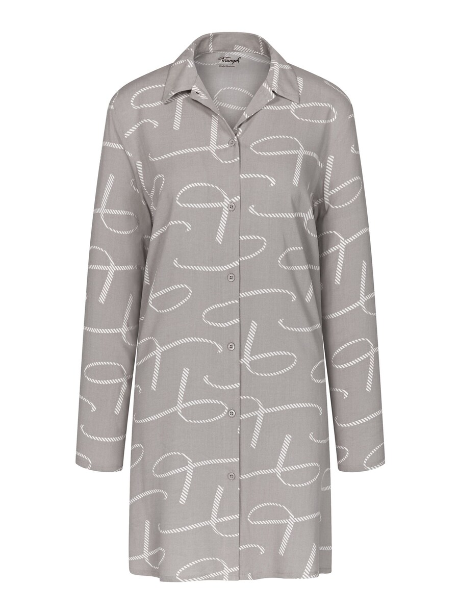 

Ночная рубашка TRIUMPH Boyfriend, цвет Grey/Off white