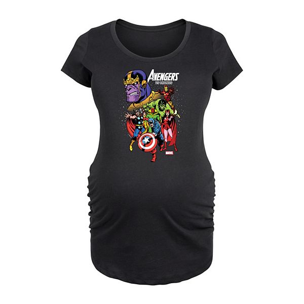 

Футболка Maternity Avengers vs Thanos Marvel, Black, Черный, Футболка Maternity Avengers vs Thanos Marvel, Black