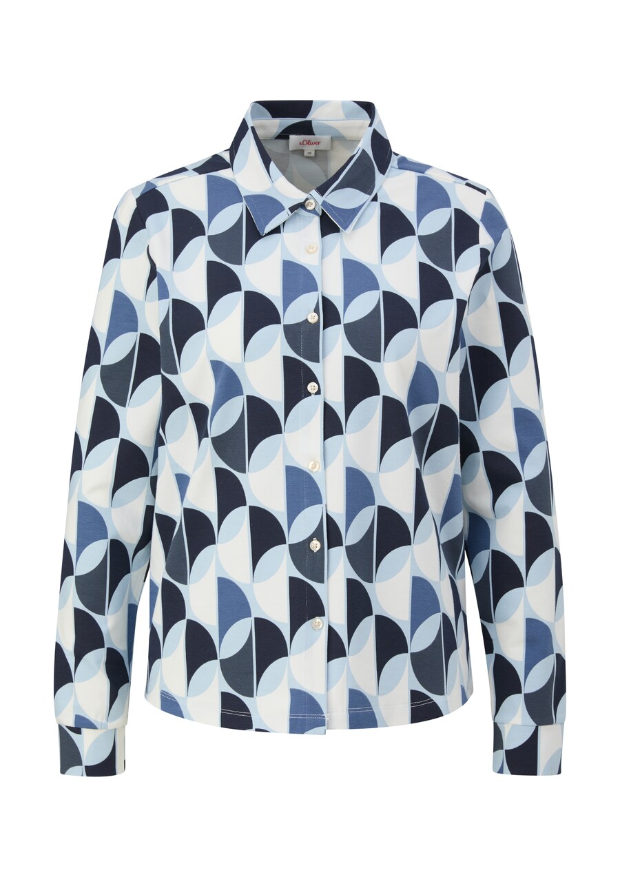 

Блуза s.Oliver, цвет Navy/Sapphire/Sky blue