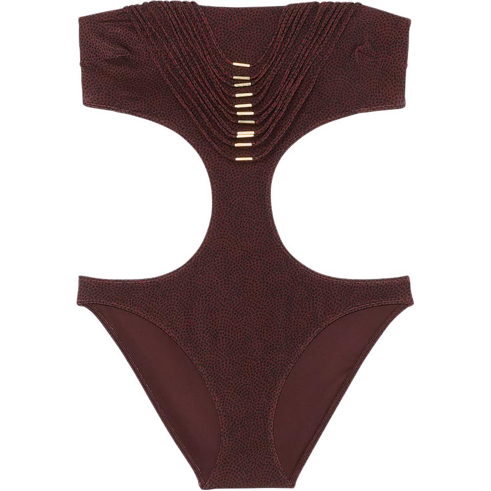 

Victoria's Secret Купальник слитный женский бордовый, Красный, Victoria's Secret Купальник слитный женский бордовый