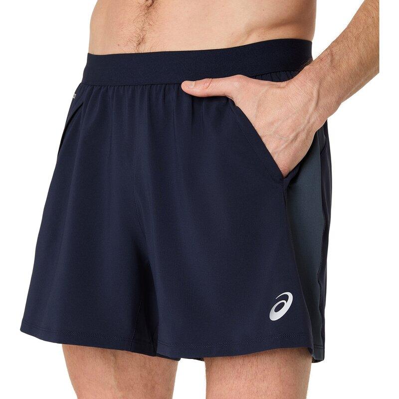 

Шорты дорожные 5 дюймов короткие Asics, цвет midnight
