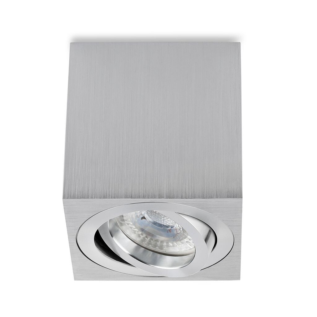 

Sweet LED накладной точечный светильник квадратный накладной спот GU10 7W алюминиевый потолочный спот