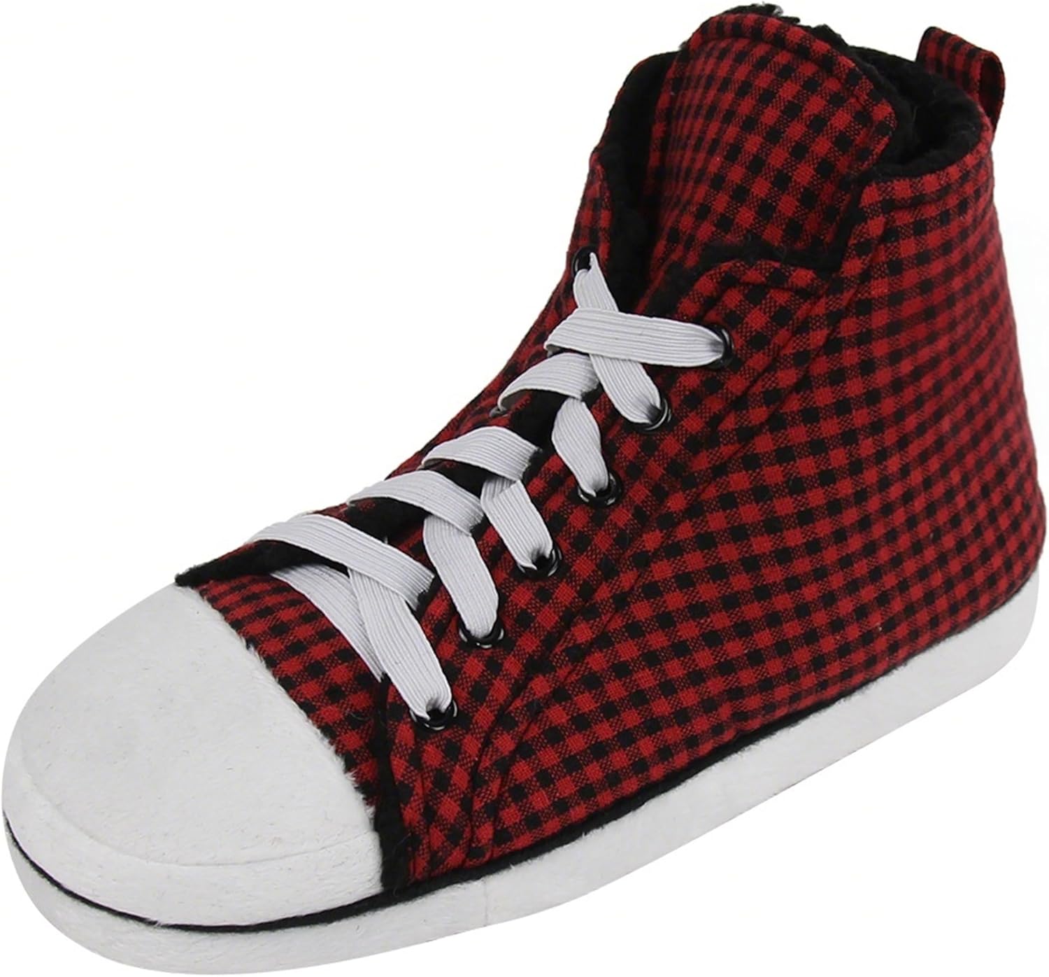 

Домашние тапочки для мужчин, домашние кроссовки-тапочки, забавные модные ботинки с нескользящей подошвой Home Slipper, черный/красный