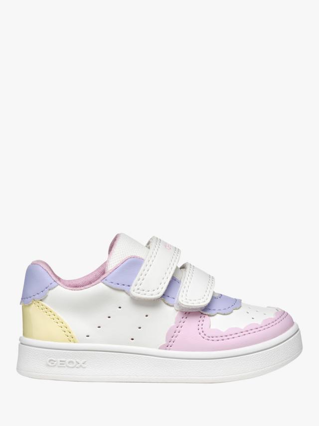 

Детские кроссовки из эклипера Geox, цвет White/Light Yellow