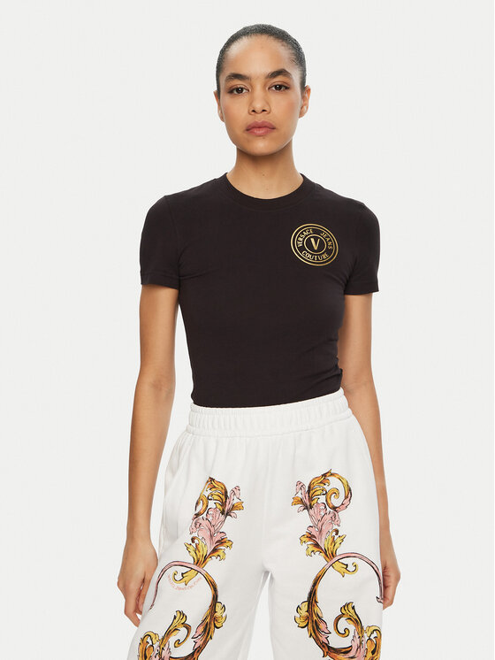 

Футболка обычного кроя 78HAHT00 Versace Jeans Couture, черный