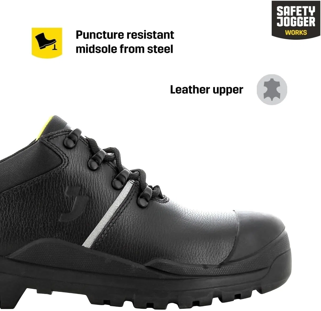 Кроссовки SAFETY JOGGER Sicherheits und Arbeitsschuhe Herren und Damen - HEKLAS3LOW - Sicherheitsschuhe, Schutzschuhe, Black — фото 3