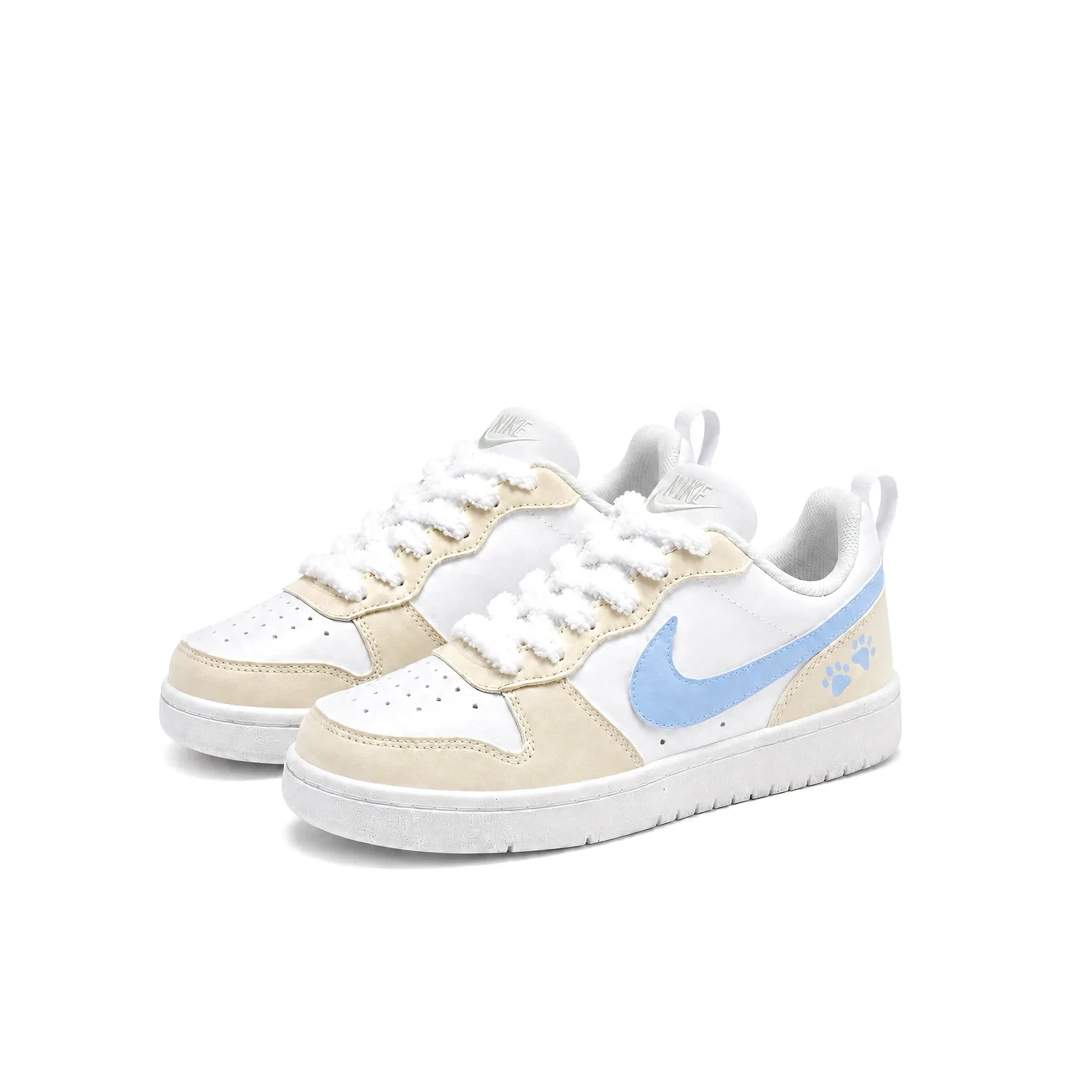 Детские кроссовки для скейтбординга Nike Court Borough Kids Yellow — фото 4