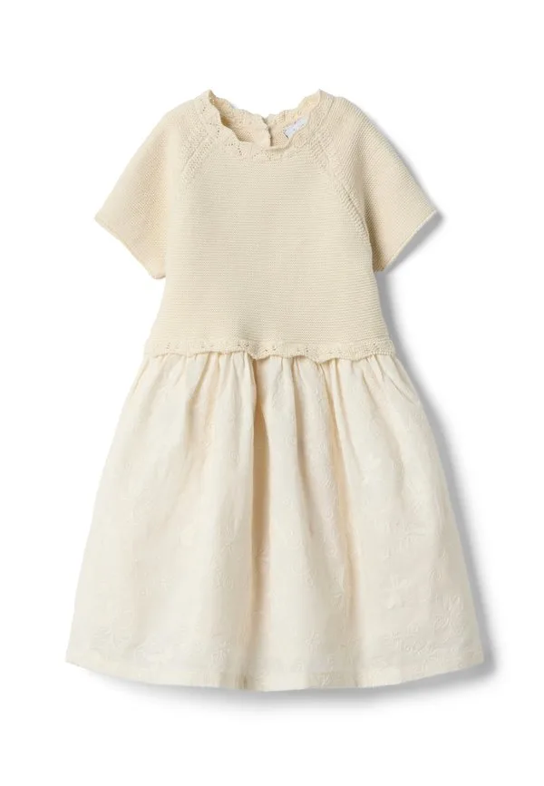 Платье повседневное, чистое, с пуговицами Ovs, Beige Marl