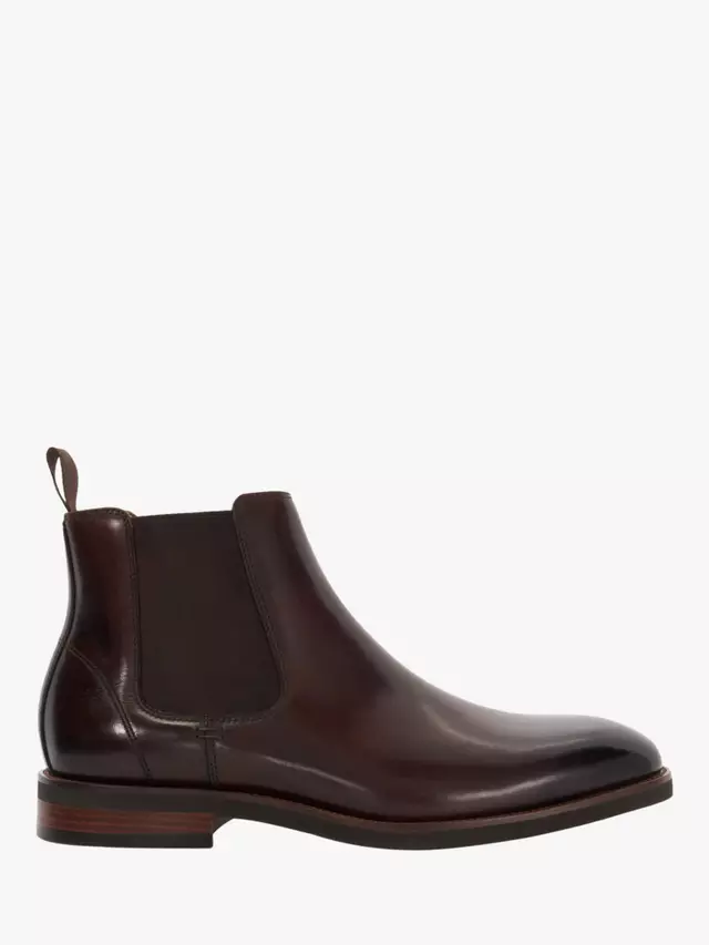 

Ботинки Dune Maxton Leather Chelsea, цвет brown-leather