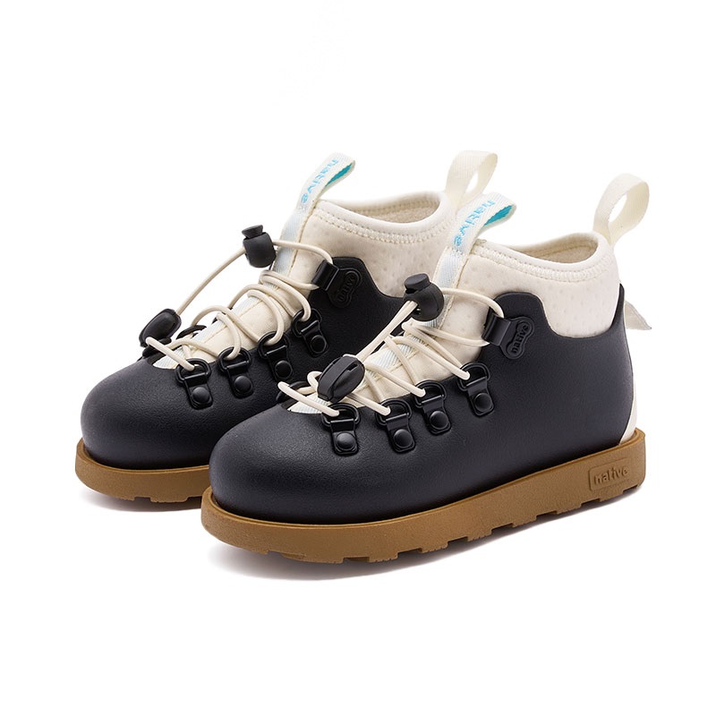 Fitzsimmons 3.0 Urban Adventure Collection Низкие Детские Ботинки Черные Kids' Native Shoes, Черный | Белый | Оксфордский Синий — фото 3