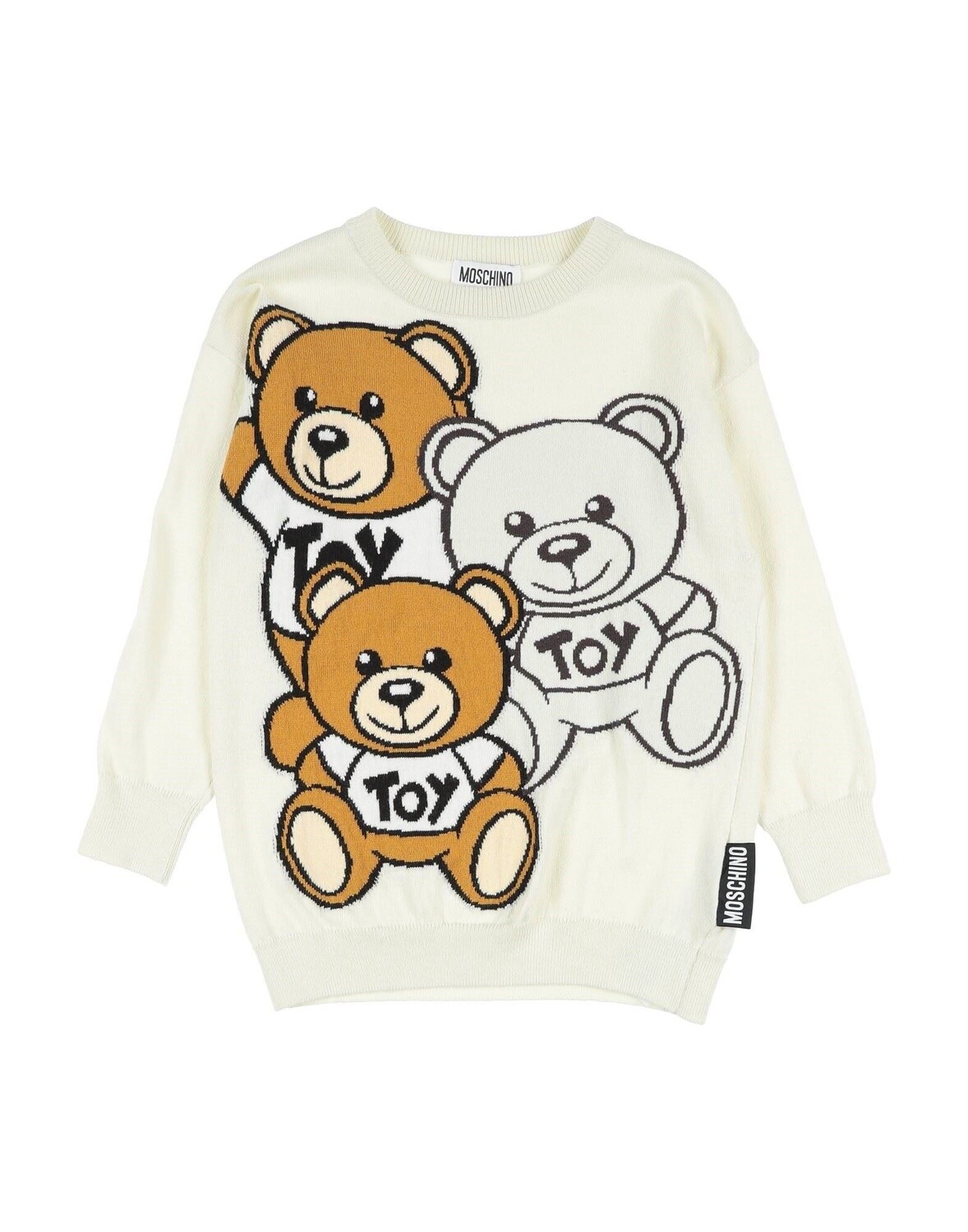

Свитер Moschino Kid, кремовый