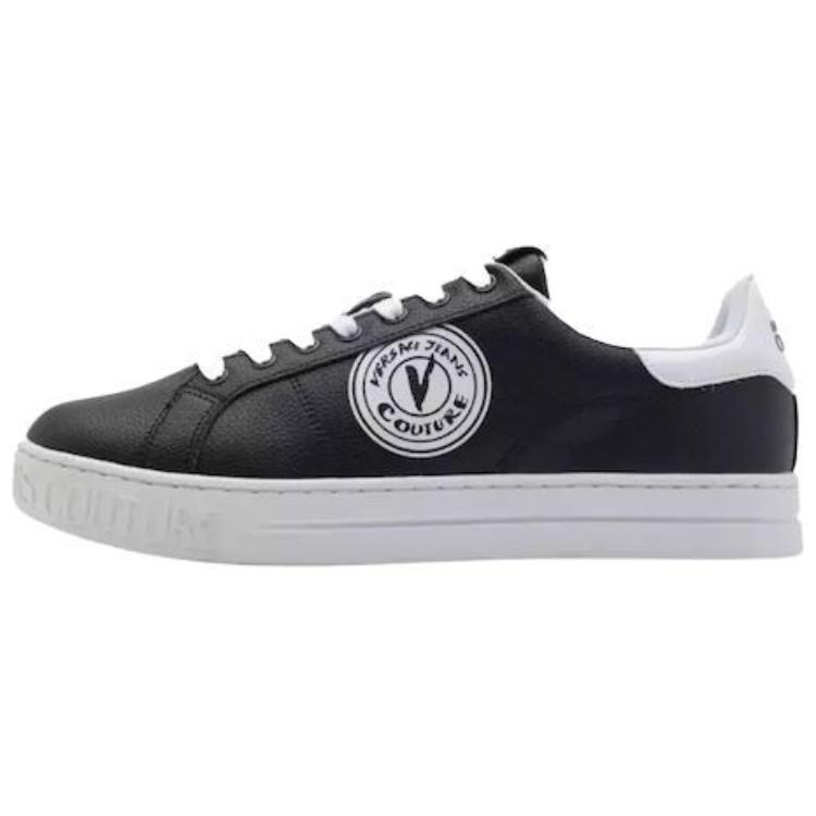 

VERSACE JEANS COUTURE Низкие мужские кроссовки, черные