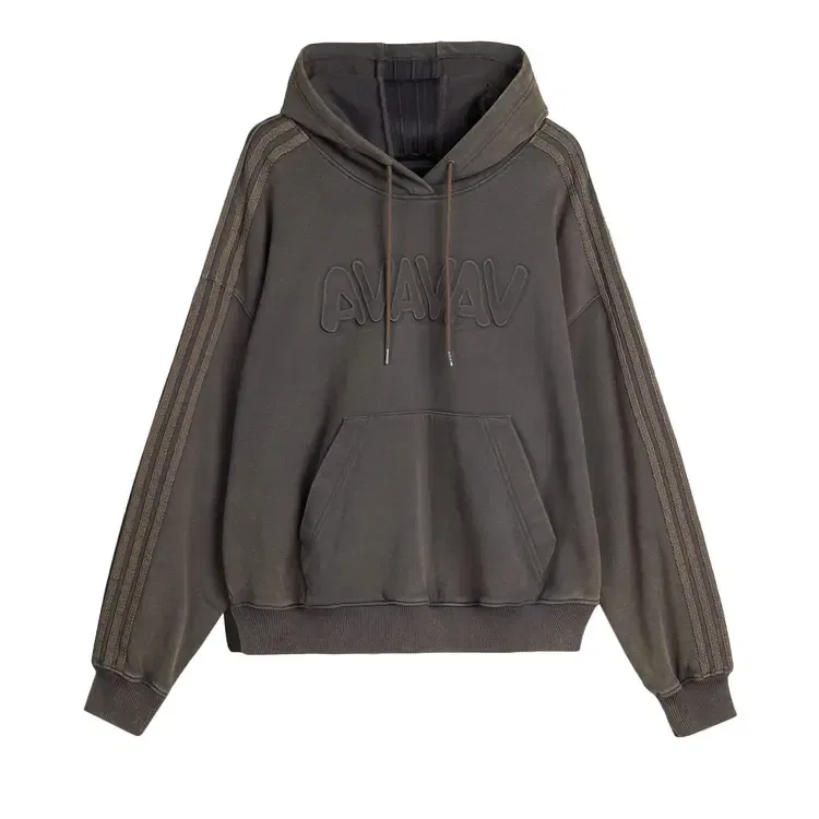 Худи без плеч Adidas x Avavav, черный