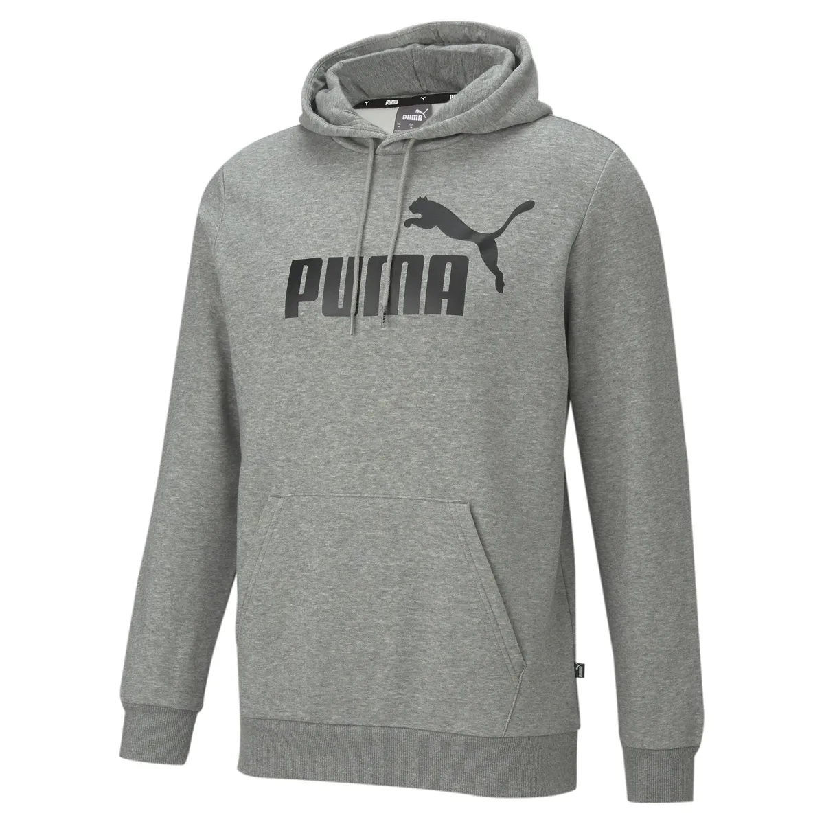 

Толстовка PUMA с капюшоном "ESS BIG LOGO HOODIE FL", серый