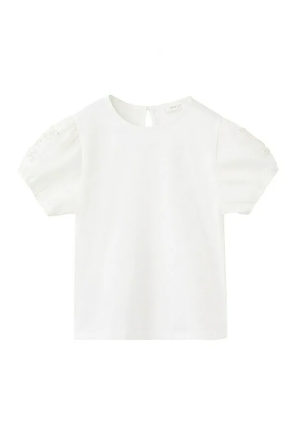 Детская блузка Mango Kids, Off White