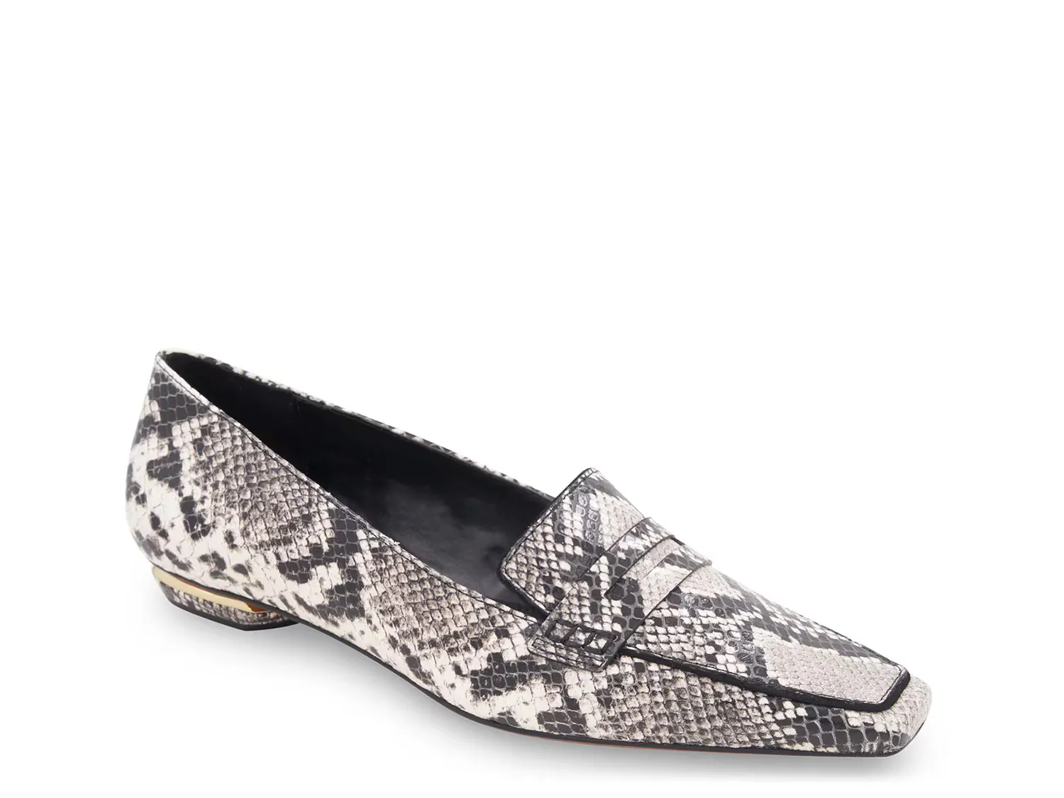 Лоферы Paray Loafer Bcbgmaxazria, цвет grey_white_blacksnakeprint