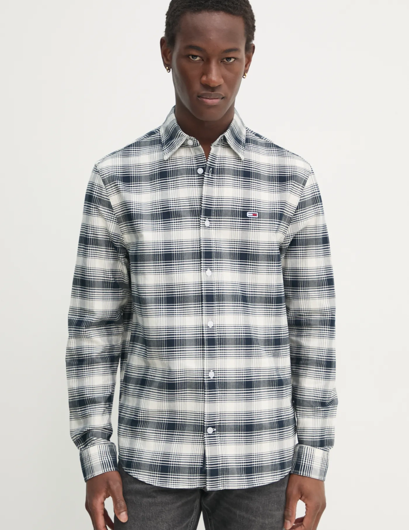 

Рубашка Tommy Jeans, темно-синий