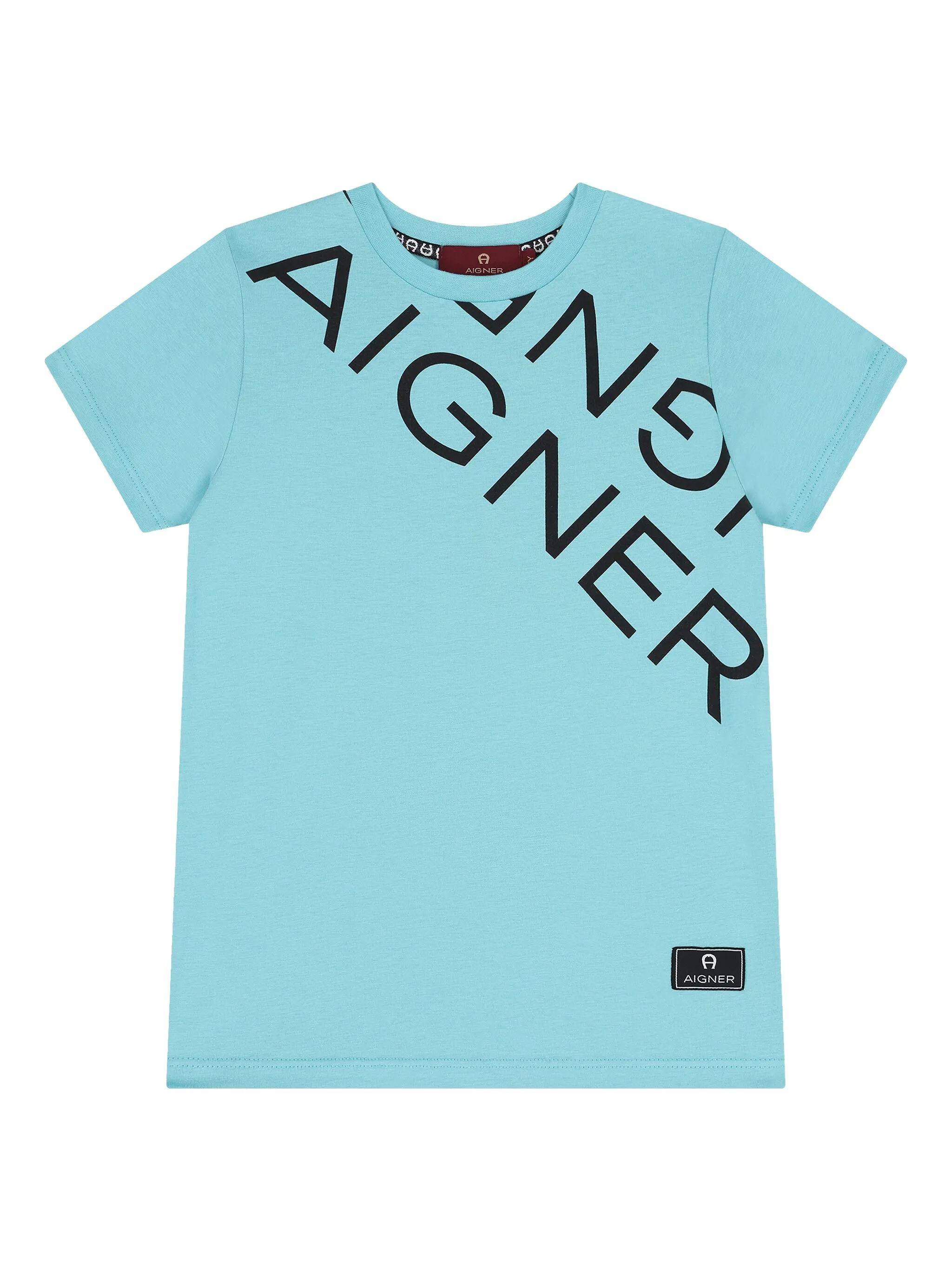 

Футболка с логотипом Aigner Kids, синий