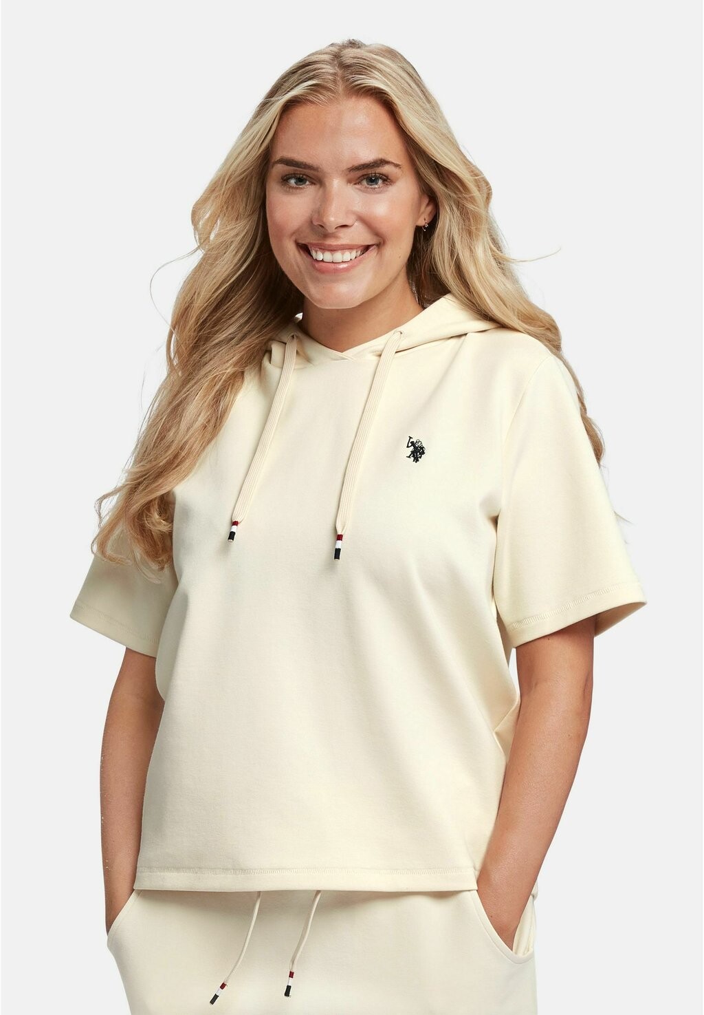 

Футболка с принтом FIE U.S. Polo Assn., цвет cloud dancer