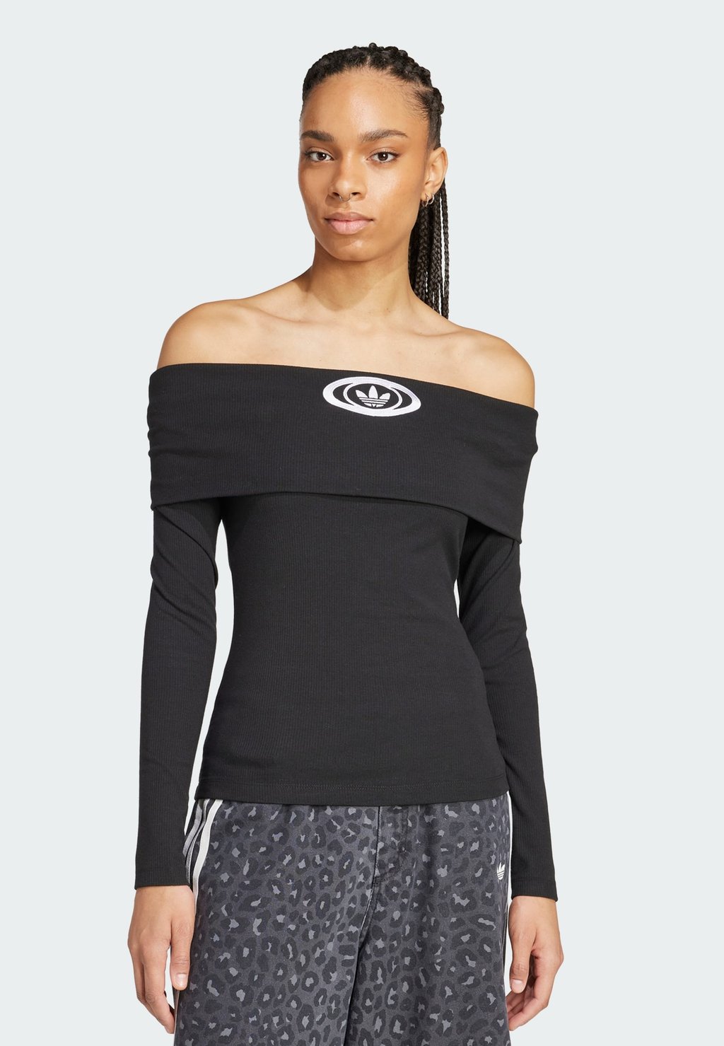 

Топ с длинными рукавами CAMPUS TOP Adidas Originals, черный