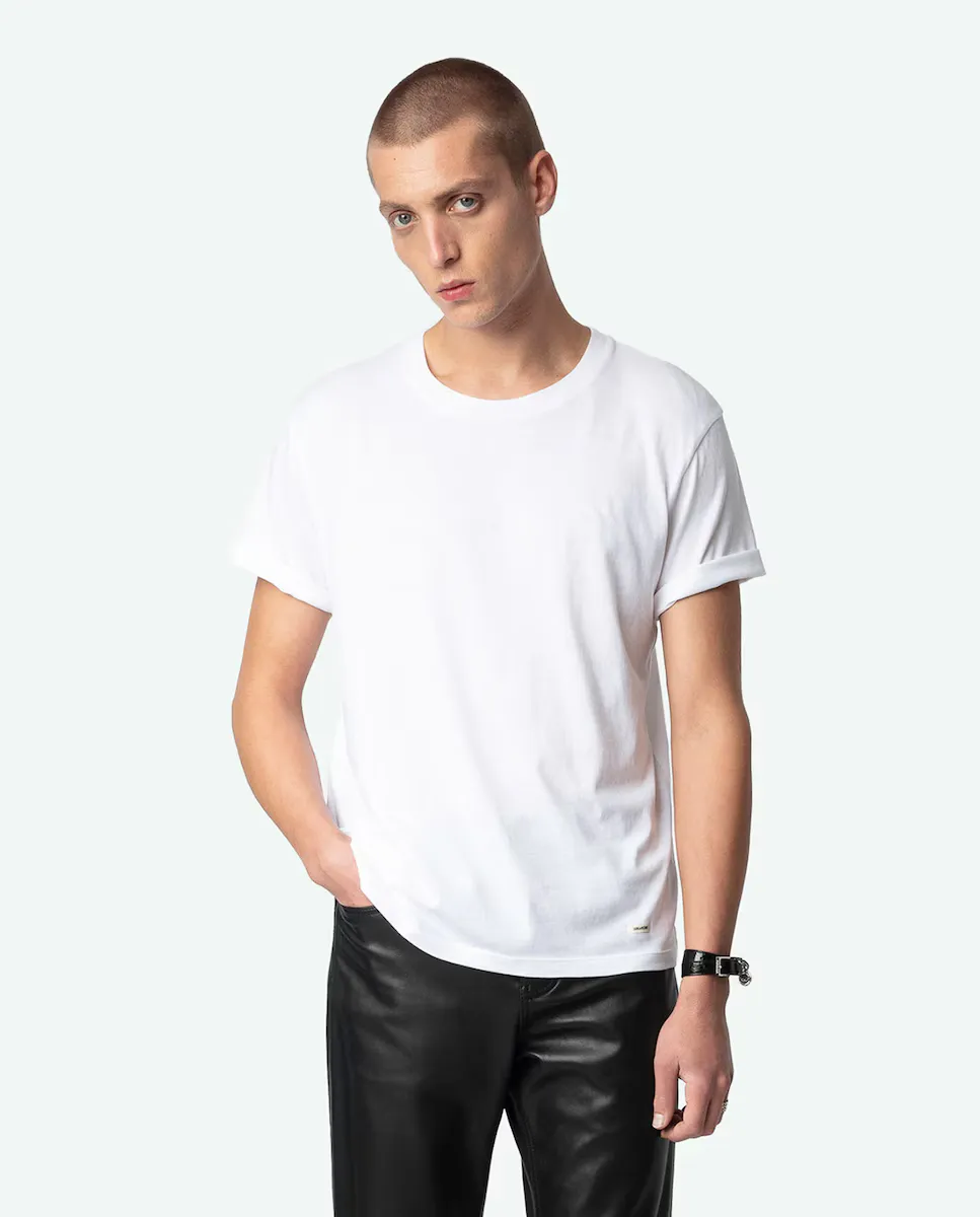 

Мужская футболка Tommy Plain с коротким рукавом Zadig & Voltaire, белый