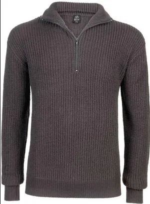 Свитер Brandit Marine Pullover Troyer, цвет антрацит