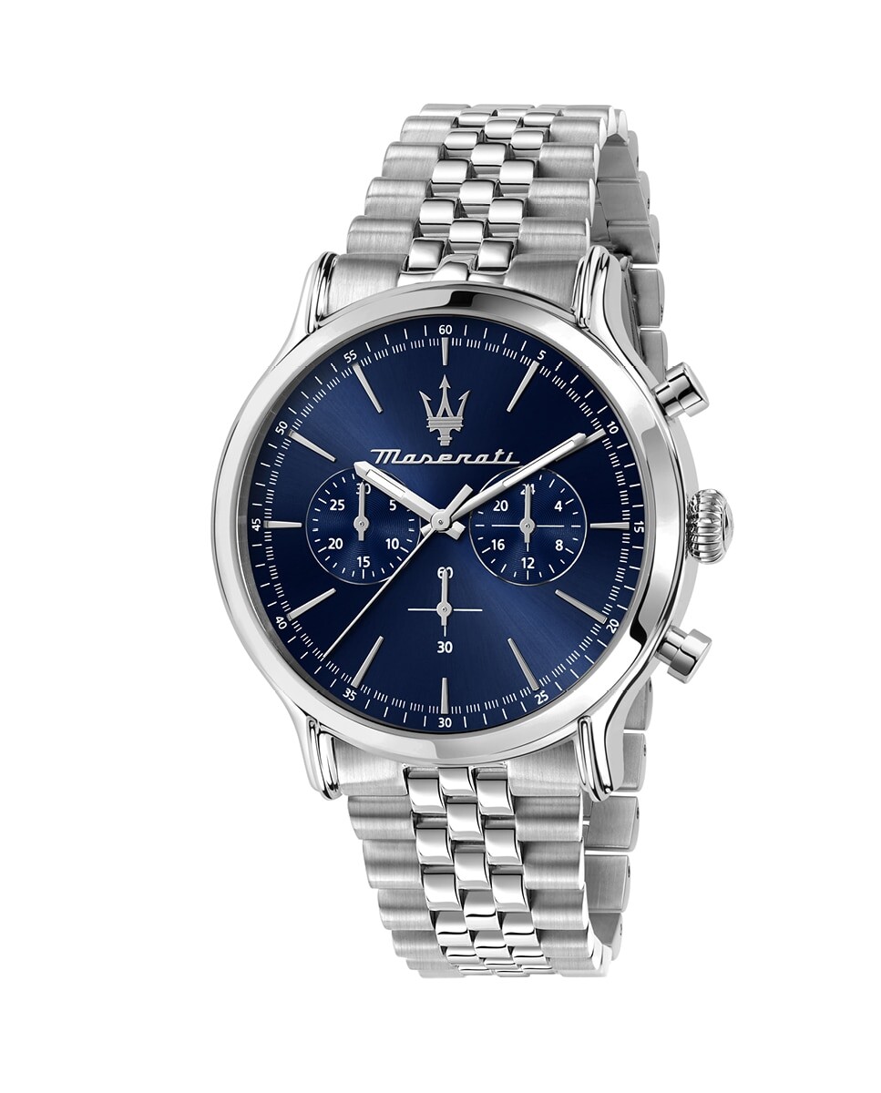 

Мужские часы Epoca R8873618024 со стальным и серебряным ремешком Maserati, серебро