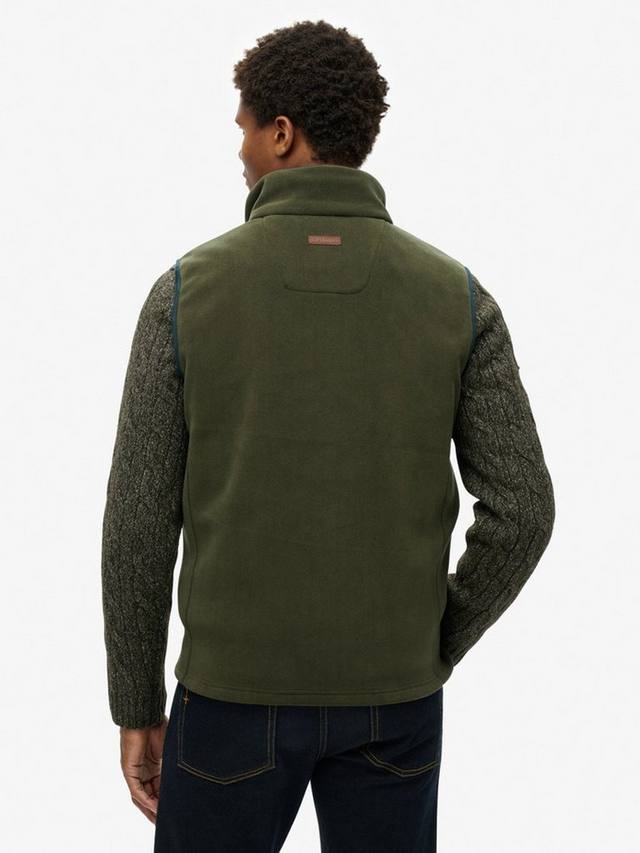 Флисовая безрукавка Estate Superdry, Surplus Goods Green — фото 2