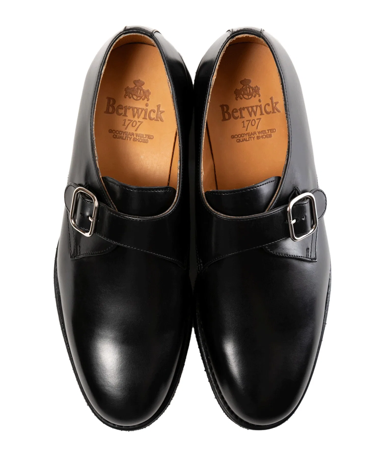 Мужские туфли Berwick1707 Single Monk 3017 Moonlight Sole — фото 3