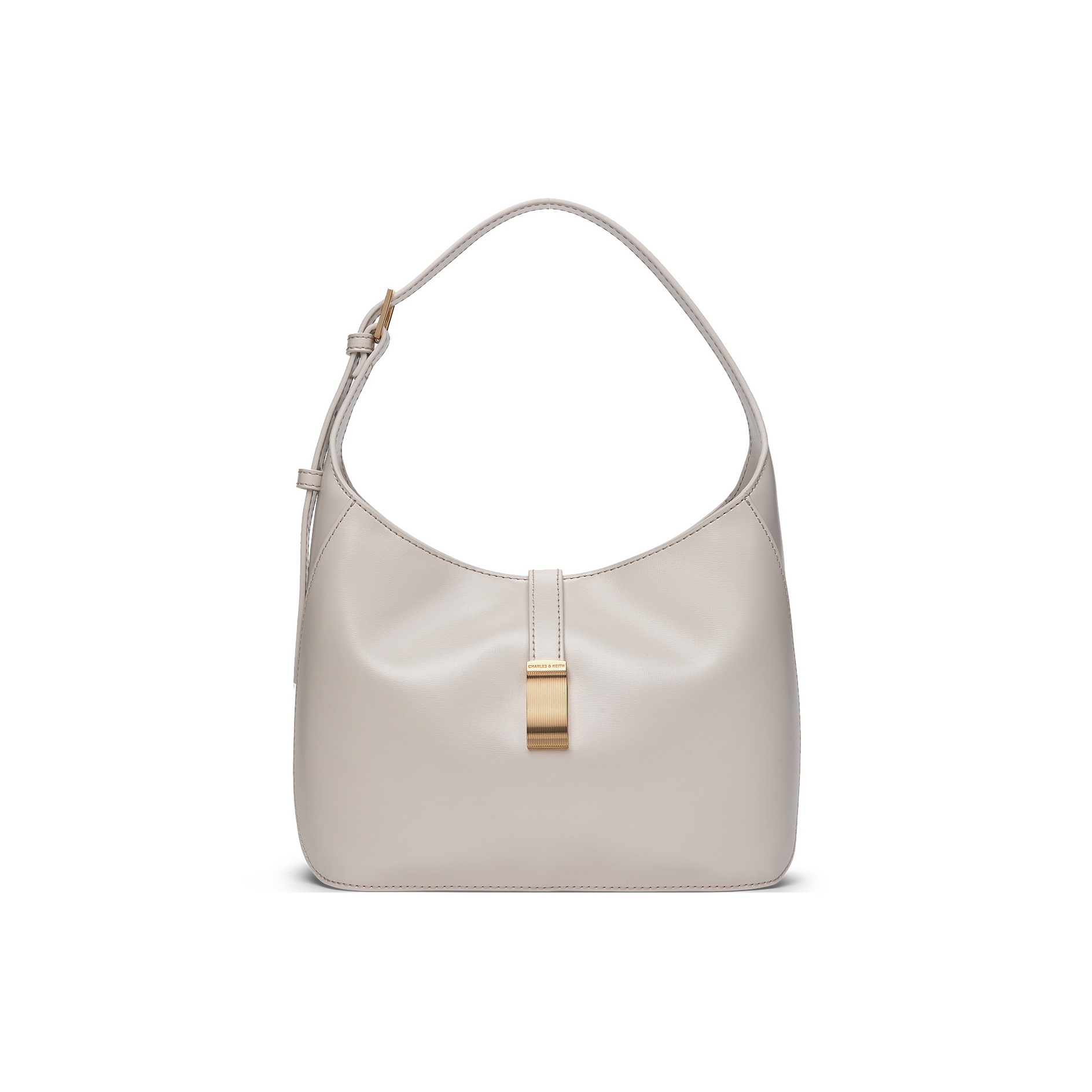 

CHARLES&KEITH Текстильная сумка хобо, Oat Oat
