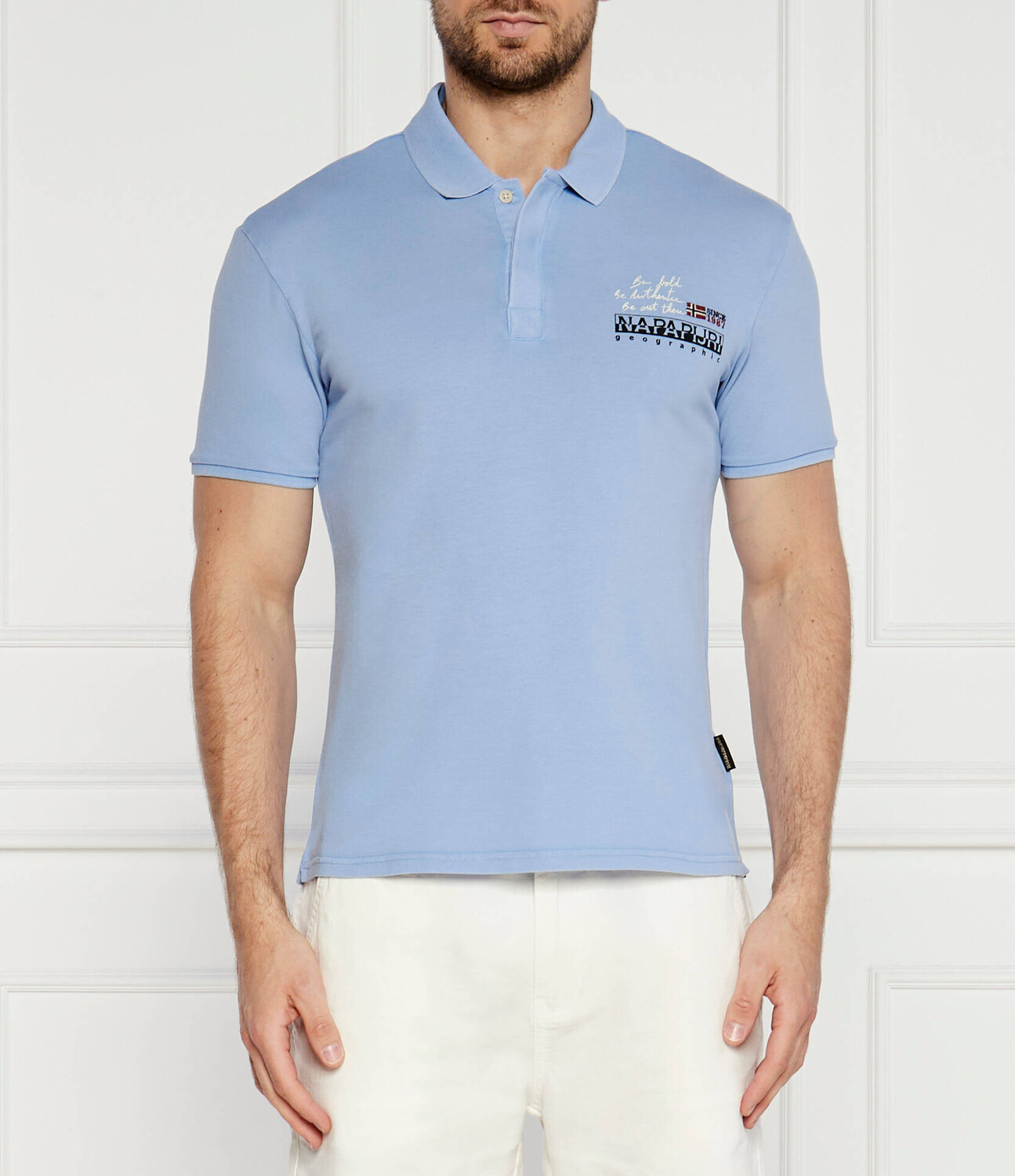 

Поло Napapijri Regular Fit, синий