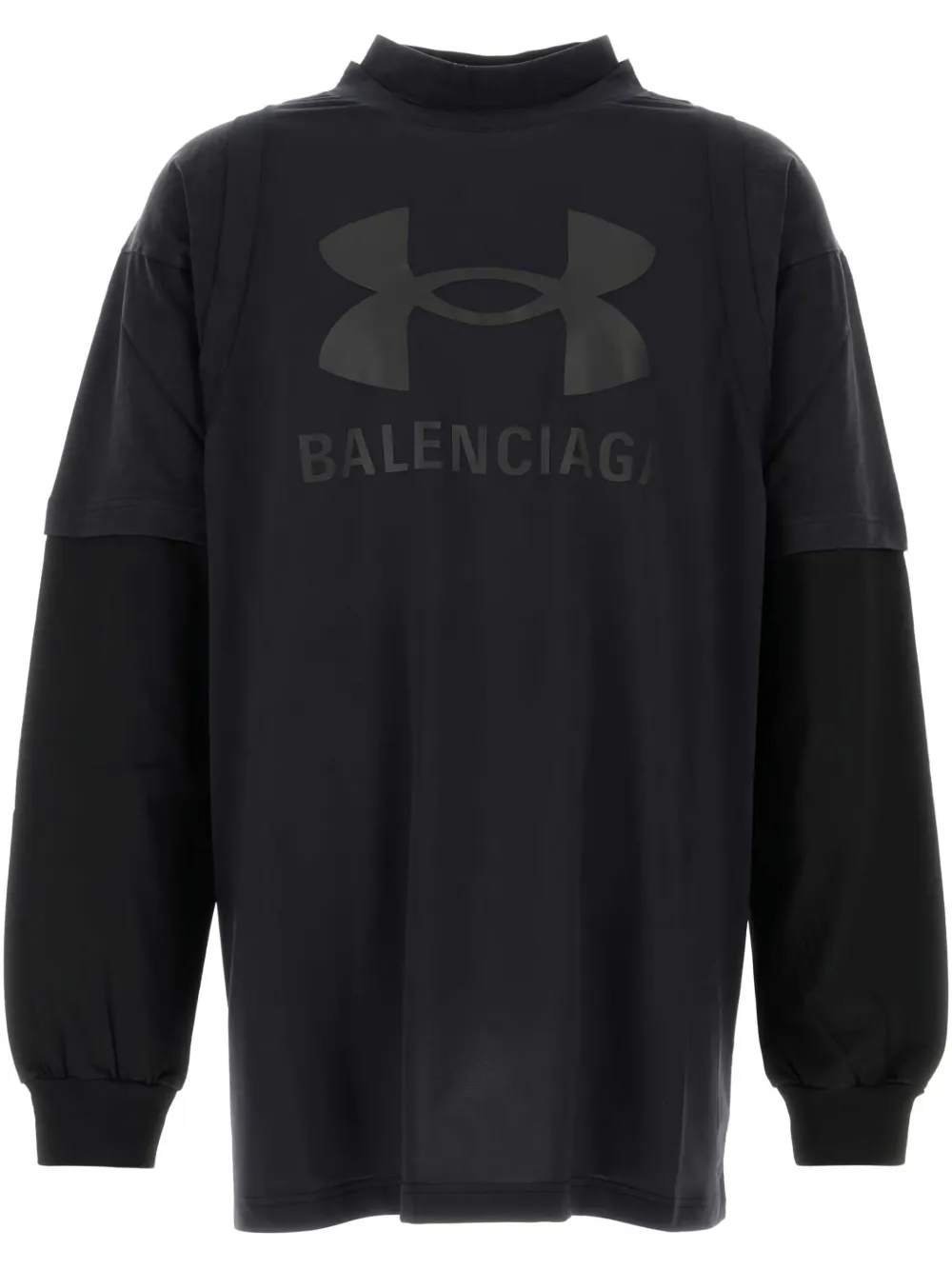 

Многослойная футболка из коллаборации с Under Armour BALENCIAGA, черный