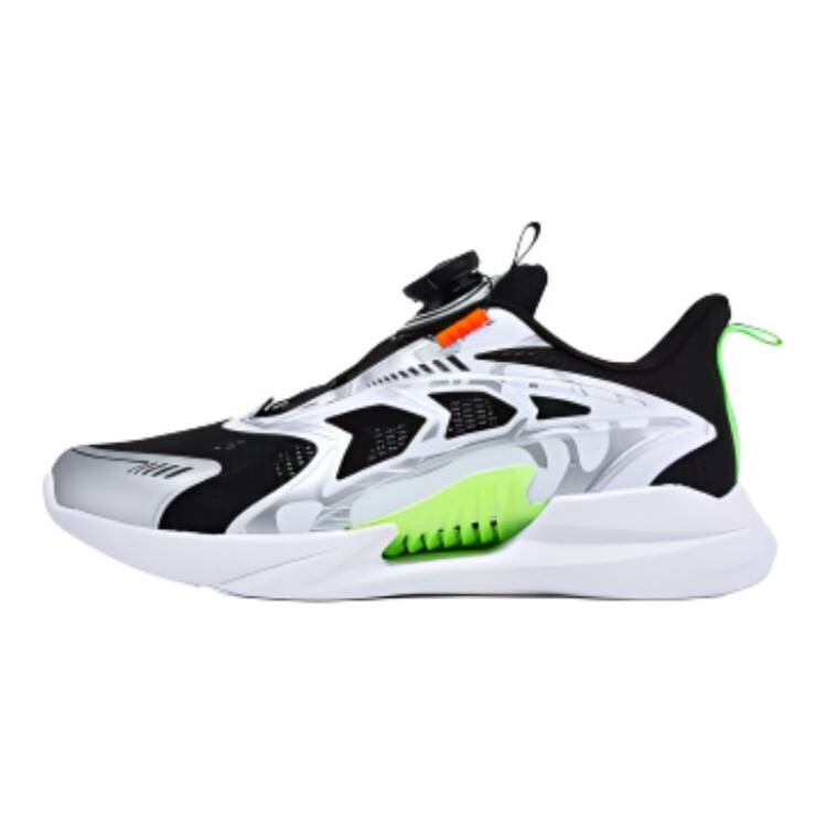 

Детские кроссовки GS Low-top Black/New Metal Silver Xtep, черный