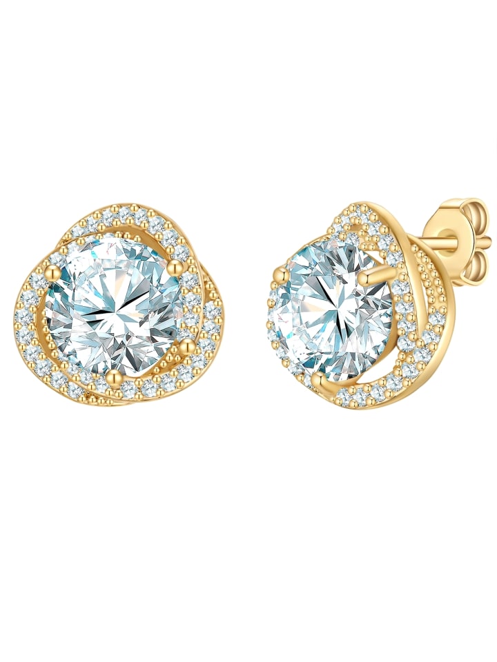 

Yokoamii Латунные серьги в оправе из желтого золота